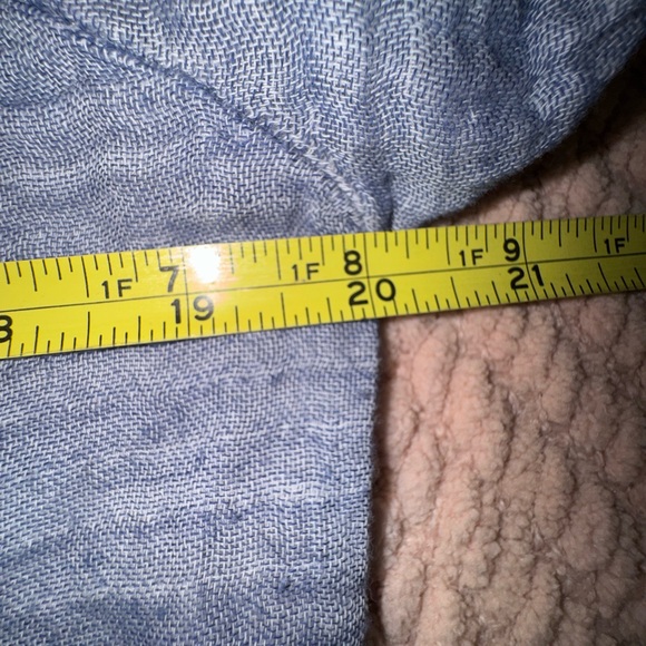 Johnny Was Workshop Amika Embroidered Peasant Top Blue Boho Size Small - Picture 4 of 9